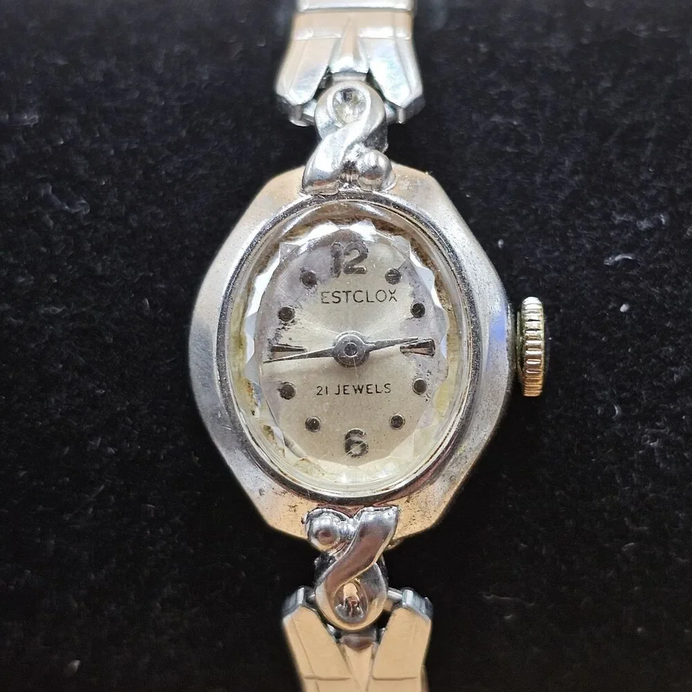 Vintage 21 Jewel 21j Westclox womens watch stainless 1960's
